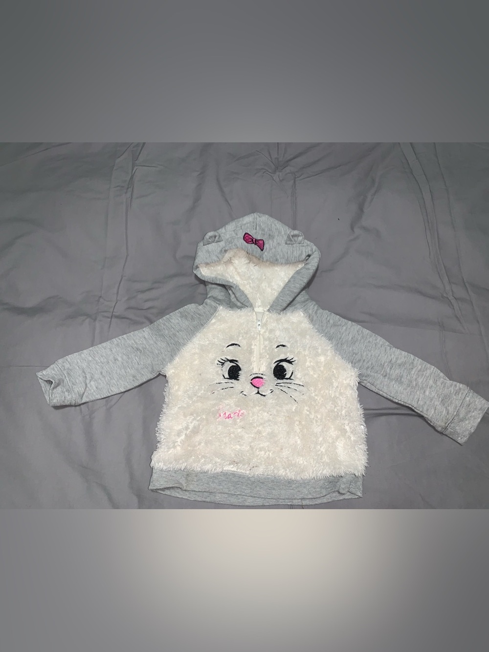 Disney GAP Grey & White Aristocats Marie Sweatshirt